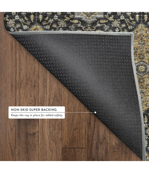 Addison Mayfield Black AMF2410 - 8ft. Round Rug