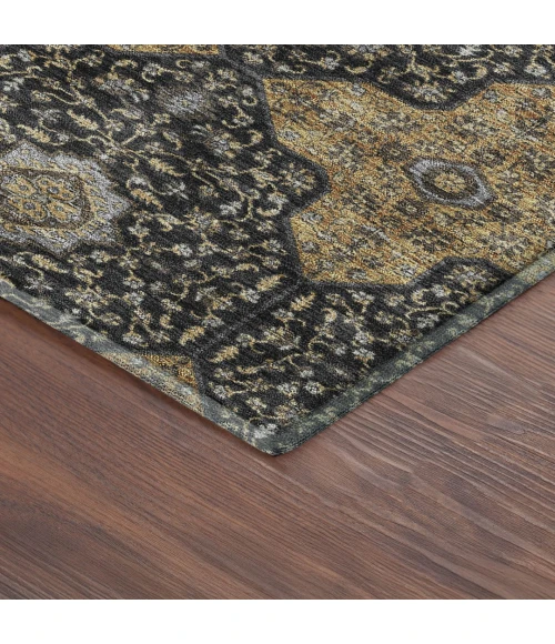 Addison Mayfield Black AMF2410 - 8ft. Round Rug