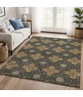 Addison Mayfield Black AMF2410 - 8ft. Round Rug