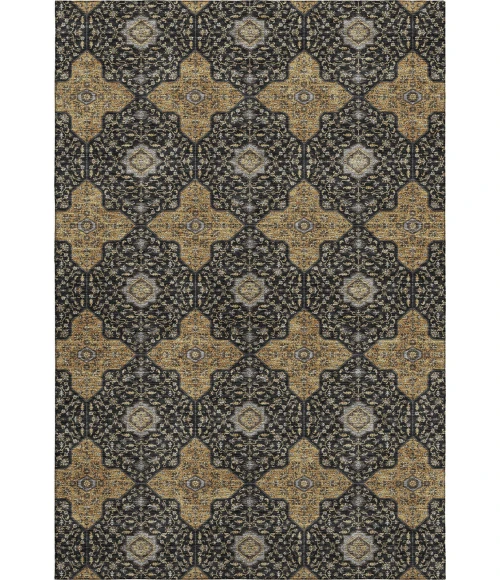 Addison Mayfield Black AMF2410 - 8ft. Round Rug