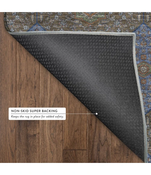 Addison Mayfield Brown AMF2410 - 8ft. Round Rug