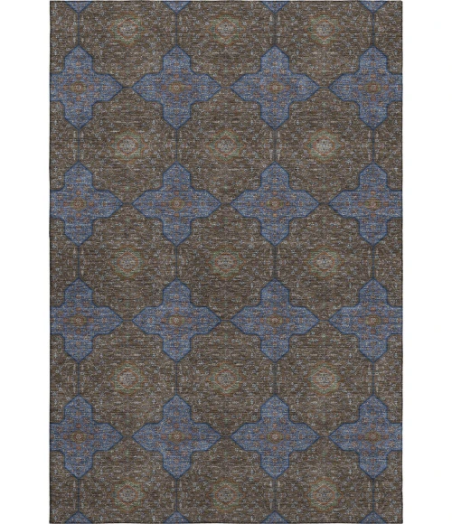 Addison Mayfield Brown AMF2410 - 8ft. Round Rug