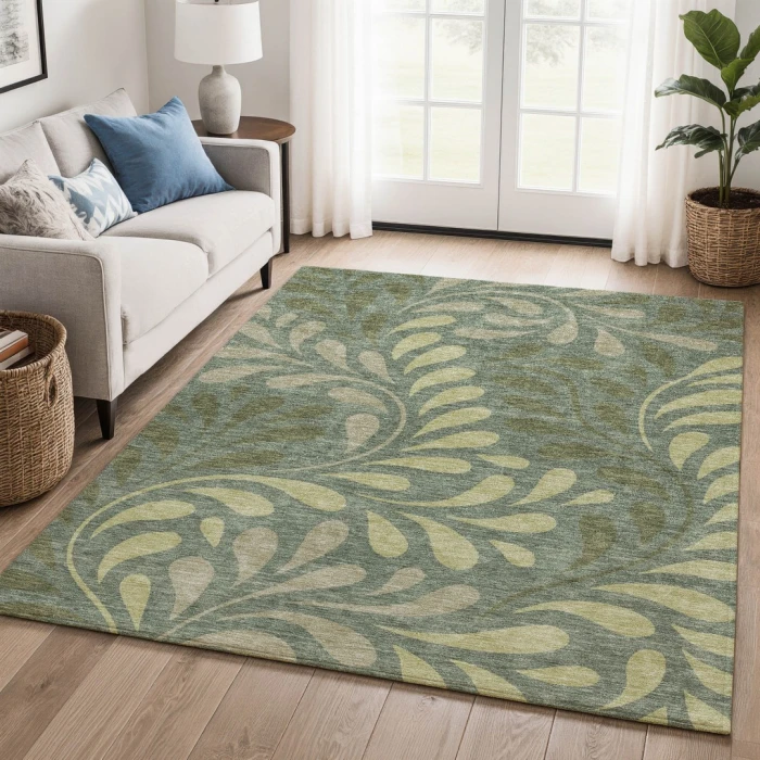 Addison Mayfield Green AMF2411 2ft. 3in. x 7ft. 6in. Rect. Rug