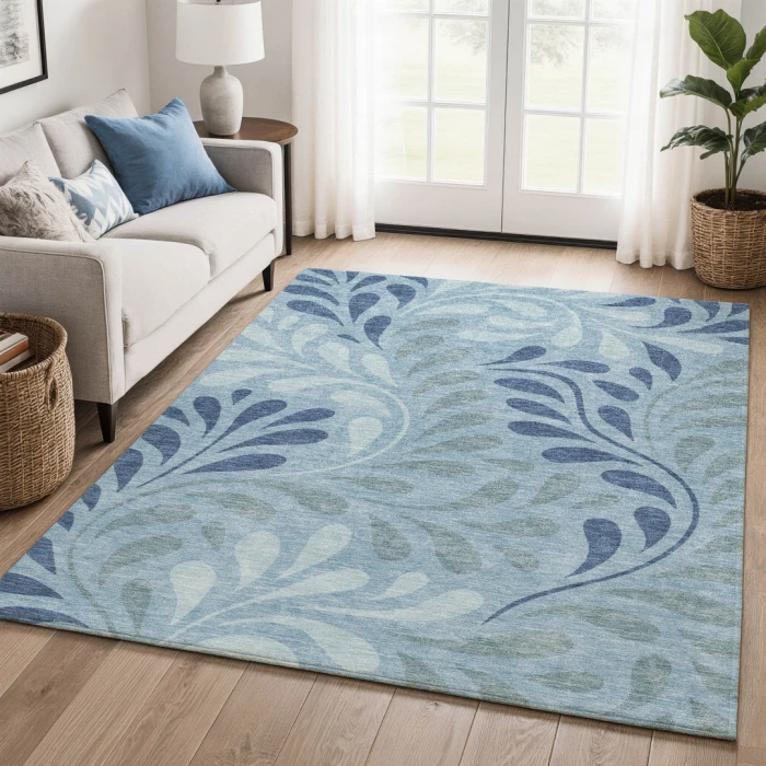 Addison Mayfield Blue AMF2411 8ft. x 10ft. Rect. Rug