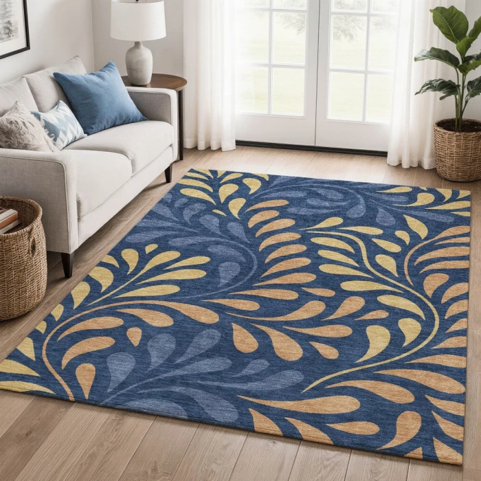 Addison Mayfield Blue AMF2411 2ft. 3in. x 7ft. 6in. Rect. Rug