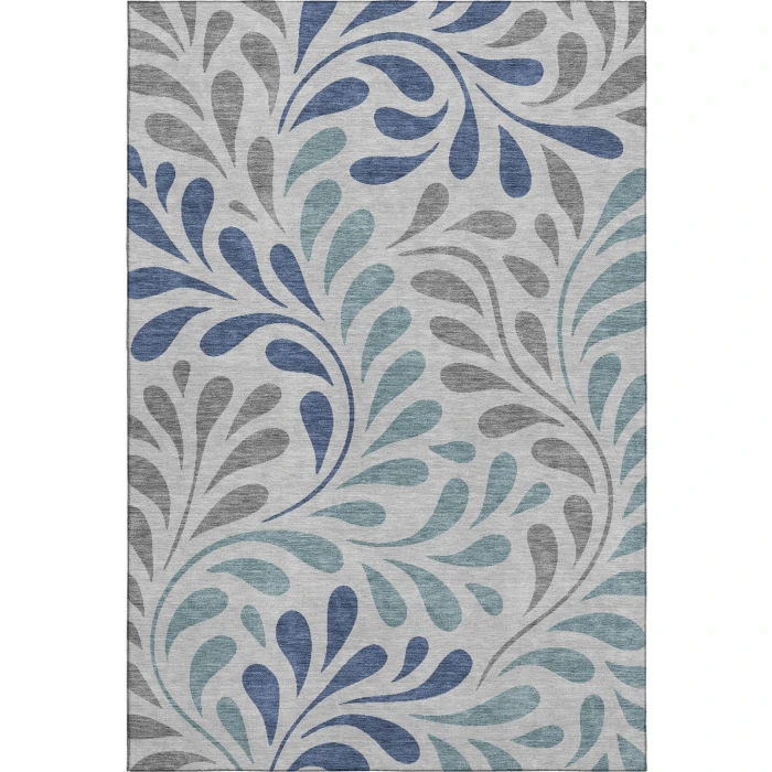Addison Mayfield Gray AMF2411 - 8ft. Round Rug