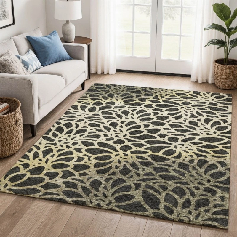 Addison Mayfield Black AMF2412 5ft. x 7ft. 6in. Rect. Rug