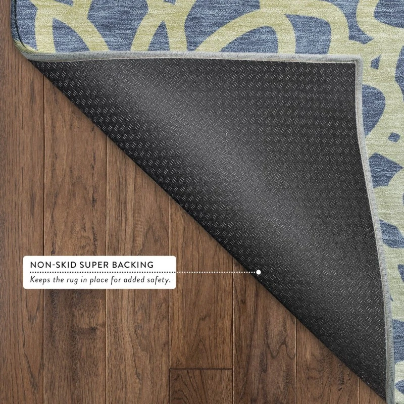 Addison Mayfield Blue AMF2412 - 8ft. Round Rug