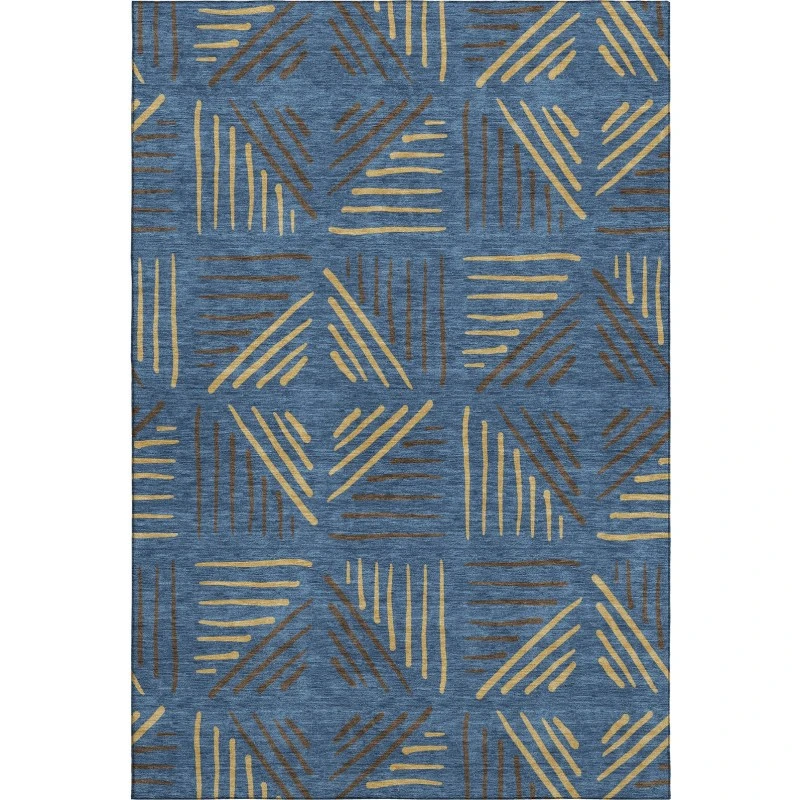 Addison Mayfield Blue AMF2413 5ft. x 7ft. 6in. Rect. Rug