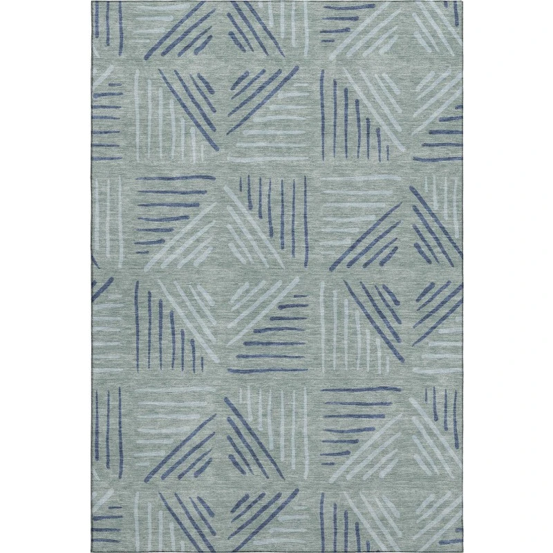 Addison Mayfield Blue AMF2413 5ft. x 7ft. 6in. Rect. Rug