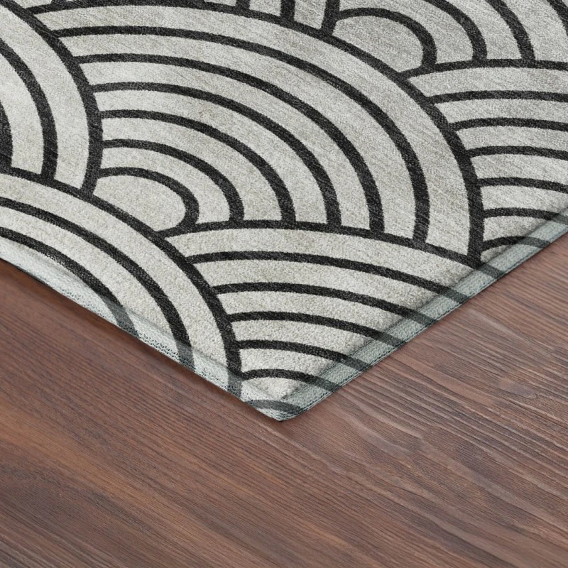 Addison Mayfield Black AMF2414 8ft. x 10ft. Rect. Rug