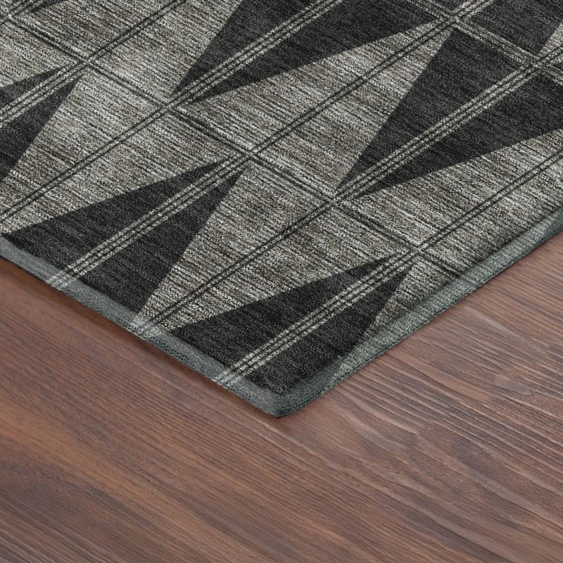 Addison Mayfield Black AMF2415 - 8ft. Round Rug