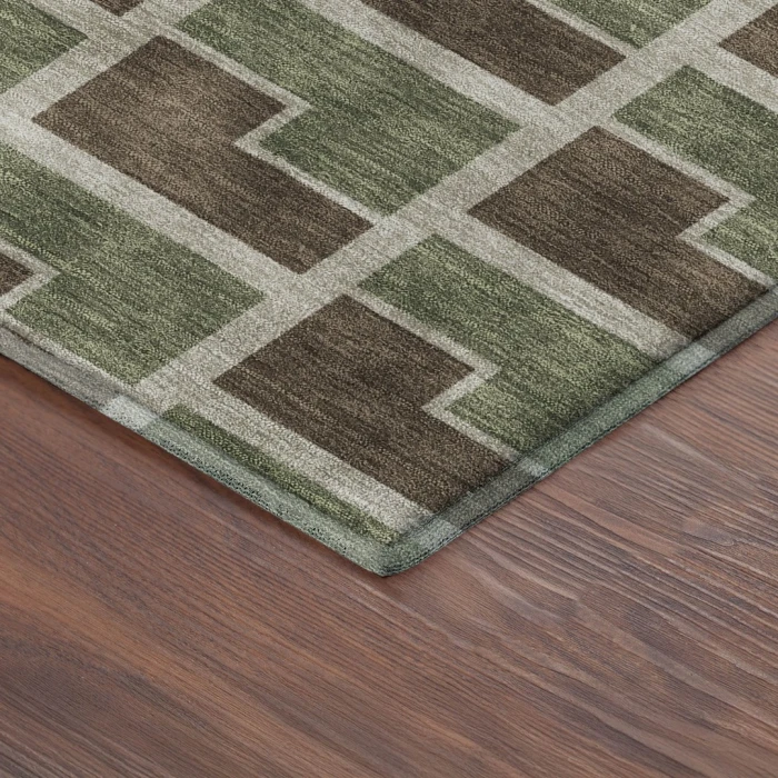 Addison Mayfield Brown AMF2416 - 8ft. Round Rug