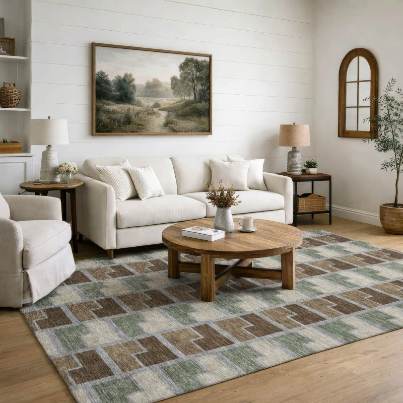 Addison Mayfield Brown AMF2417 5ft. x 7ft. 6in. Rect. Rug