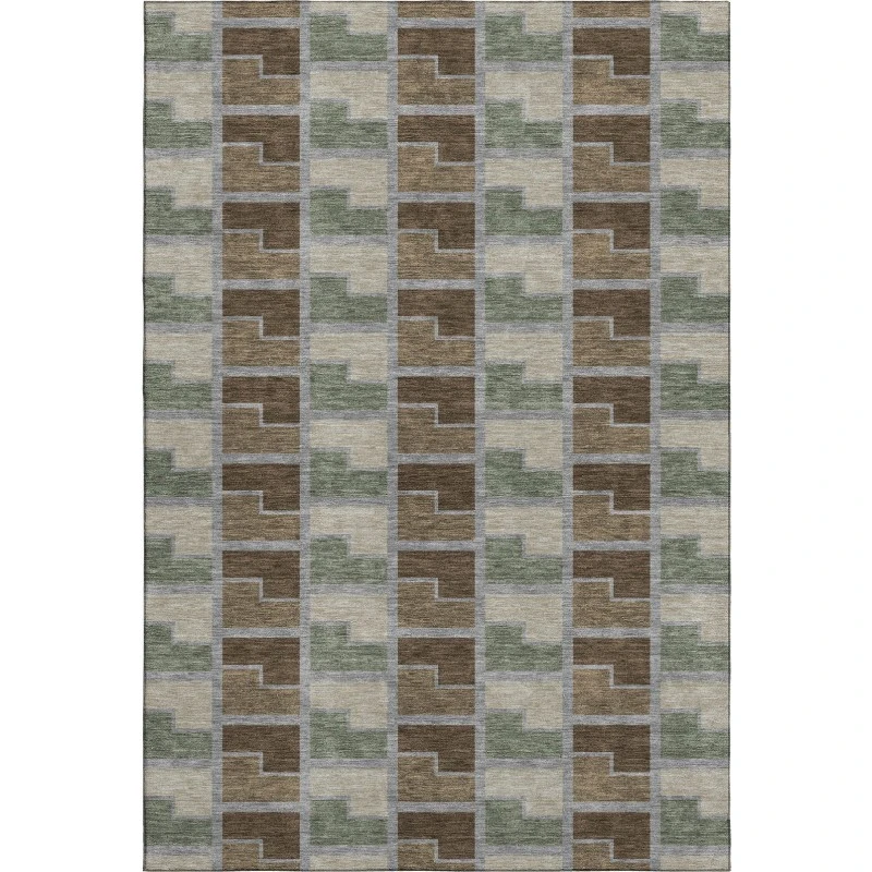 Addison Mayfield Brown AMF2417 5ft. x 7ft. 6in. Rect. Rug