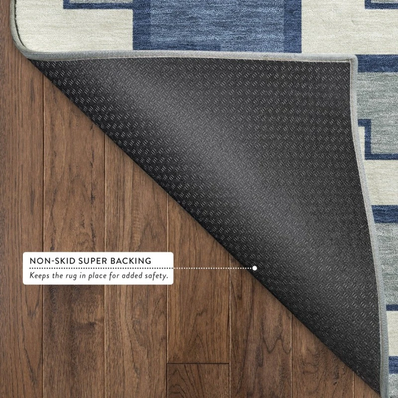 Addison Mayfield Blue AMF2417 - 8ft. Round Rug