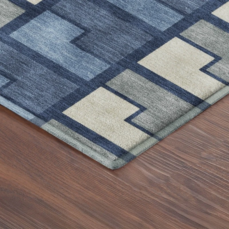 Addison Mayfield Blue AMF2417 - 8ft. Round Rug