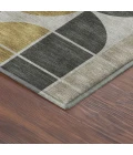 Addison Mayfield Brown AMF2418 - 8ft. Round Rug
