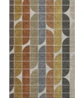 Addison Mayfield Brown AMF2418 - 8ft. Round Rug