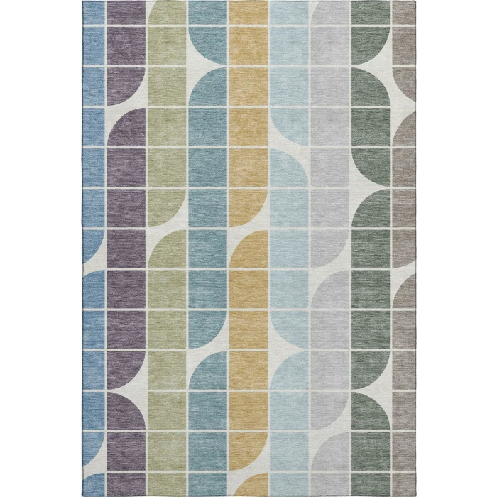 Addison Mayfield Blue AMF2418 8ft. x 10ft. Rect. Rug