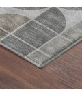 Addison Mayfield Gray AMF2418 - 8ft. Round Rug