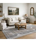 Addison Mayfield Gray AMF2418 - 8ft. Round Rug