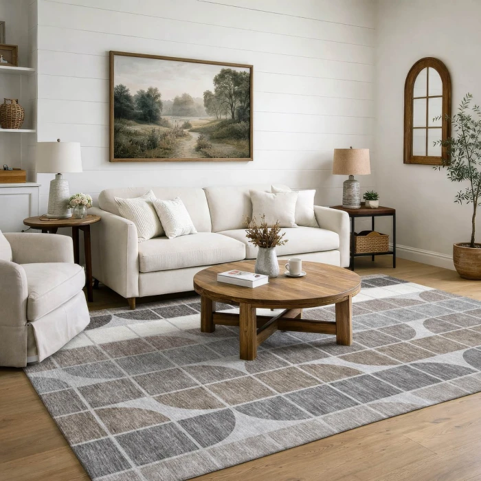 Addison Mayfield Gray AMF2418 8ft. x 10ft. Rect. Rug
