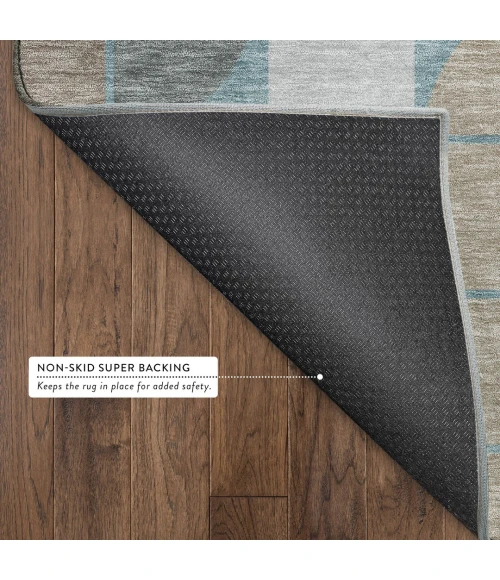Addison Mayfield Teal AMF2418 - 8ft. Round Rug