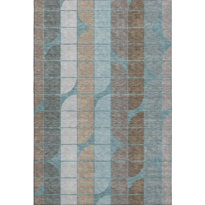 Addison Mayfield Teal AMF2418 8ft. x 10ft. Rect. Rug