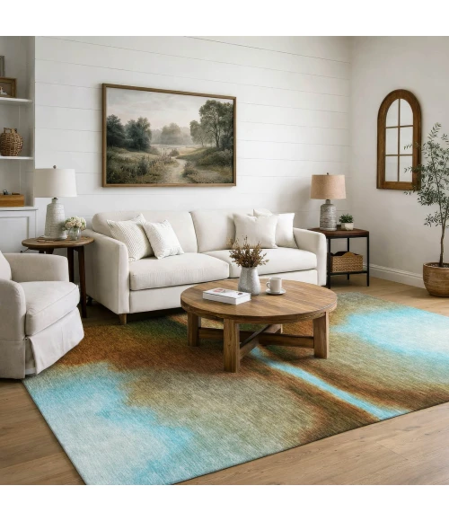 Addison Mayfield Blue AMF2419 9ft. x 12ft. Rect. Rug