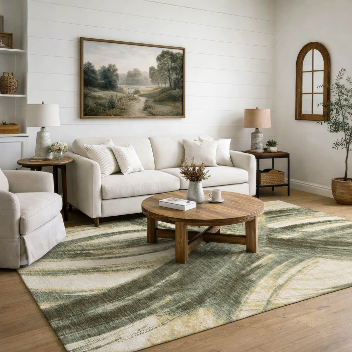 Addison Mayfield Green AMF2421 5ft. x 7ft. 6in. Rect. Rug