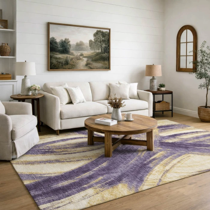 Addison Mayfield Purple AMF2421 8ft. x 10ft. Rect. Rug