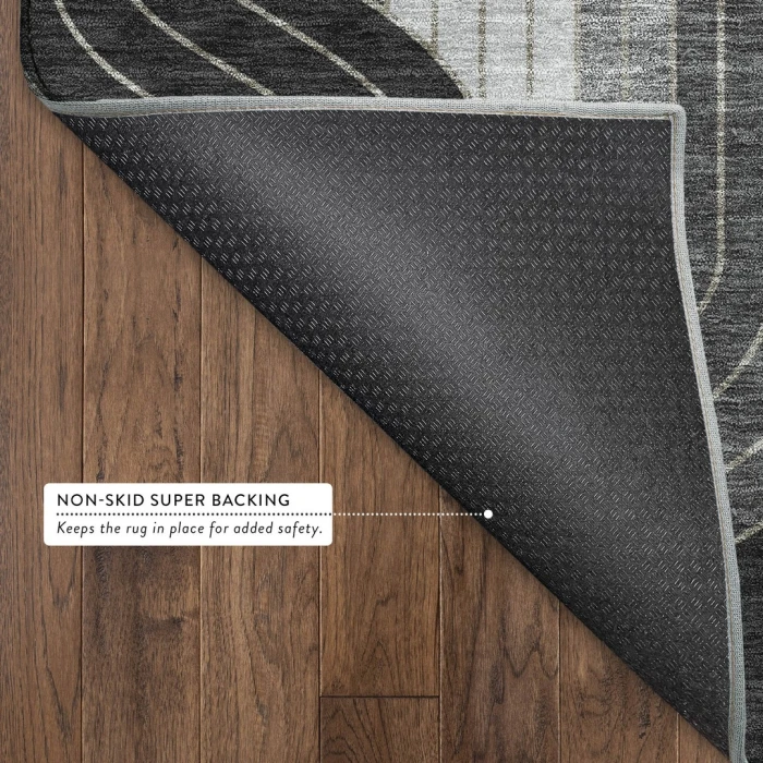 Addison Mayfield Black AMF2422 - 8ft. Round Rug