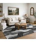 Addison Mayfield Black AMF2422 - 8ft. Round Rug