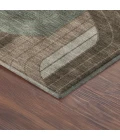 Addison Mayfield Brown AMF2422 - 8ft. Round Rug