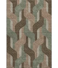 Addison Mayfield Brown AMF2422 - 8ft. Round Rug