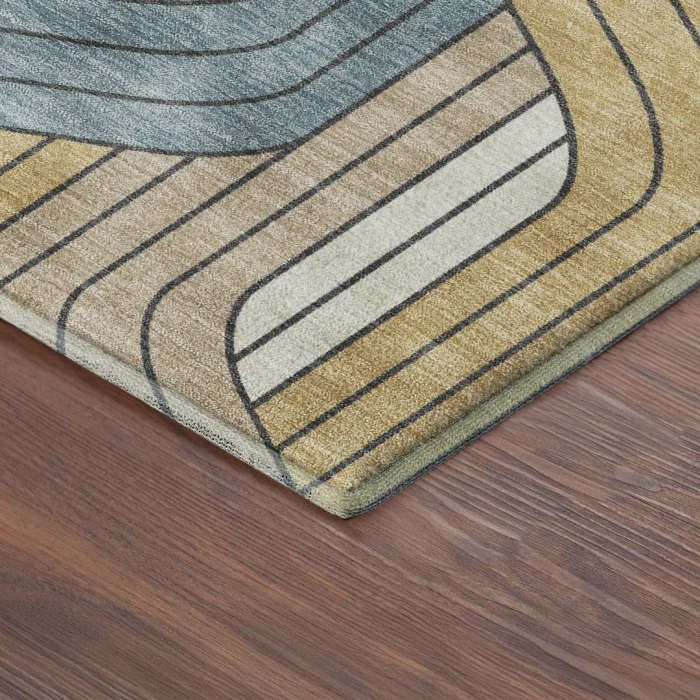 Addison Mayfield Gold AMF2422 2ft. 3in. x 7ft. 6in. Rect. Rug
