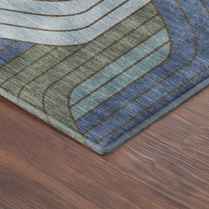 Addison Mayfield Blue AMF2422 2ft. 3in. x 7ft. 6in. Rect. Rug