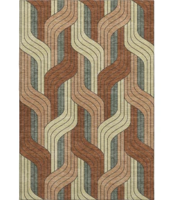 Addison Mayfield Orange AMF2422 8ft. x 10ft. Rect. Rug
