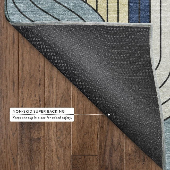 Addison Mayfield Teal AMF2422 - 8ft. Round Rug