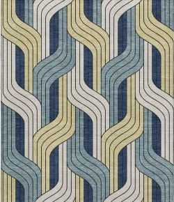Addison Mayfield Teal AMF2422 2ft. 3in. x 7ft. 6in. Rect. Rug