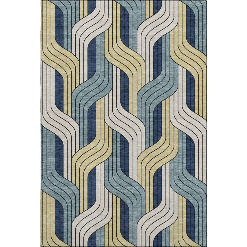 Addison Mayfield Teal AMF2422 8ft. x 10ft. Rect. Rug