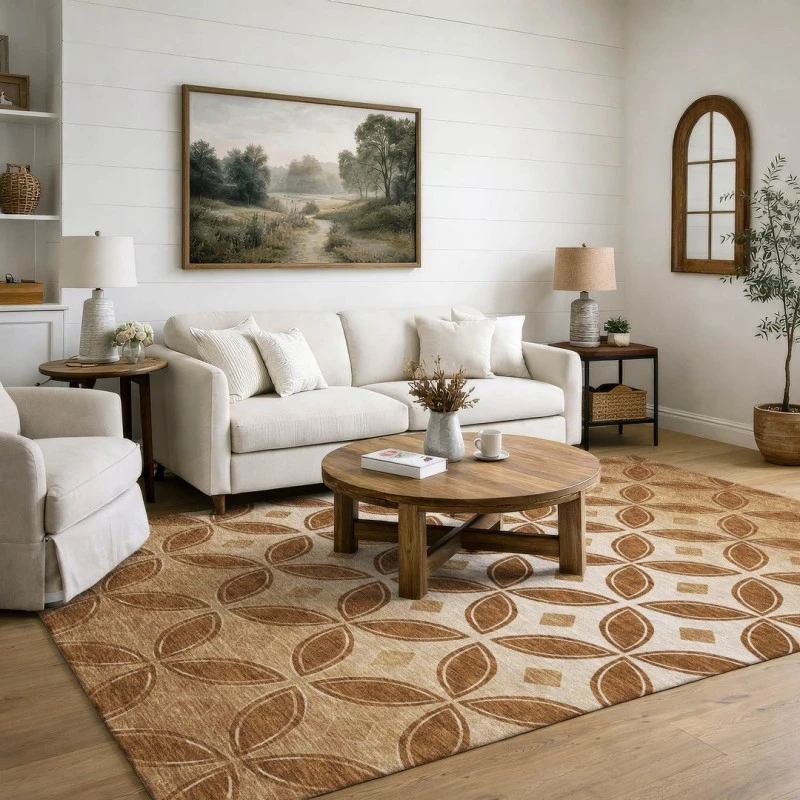 Addison Mayfield Orange AMF2423 2ft. 3in. x 7ft. 6in. Rect. Rug