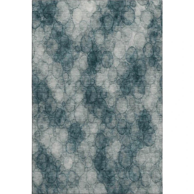 Addison Mayfield Teal AMF2424 - 8ft. Round Rug