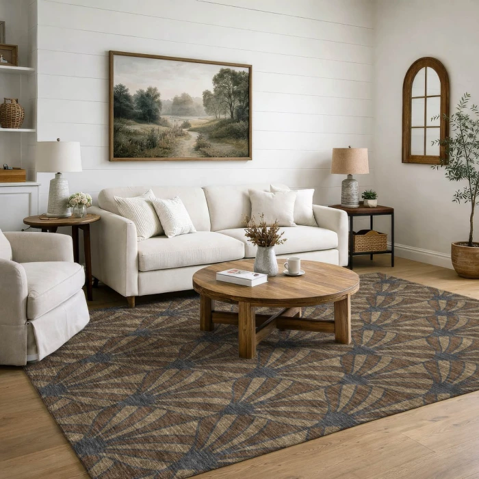 Addison Mayfield Brown AMF2426 2ft. 3in. x 7ft. 6in. Rect. Rug