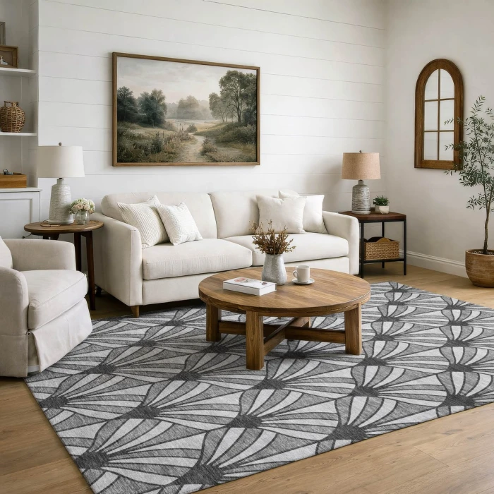 Addison Mayfield Gray AMF2426 2ft. 3in. x 7ft. 6in. Rect. Rug