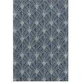 Addison Mayfield Blue AMF2426 - 8ft. Round Rug