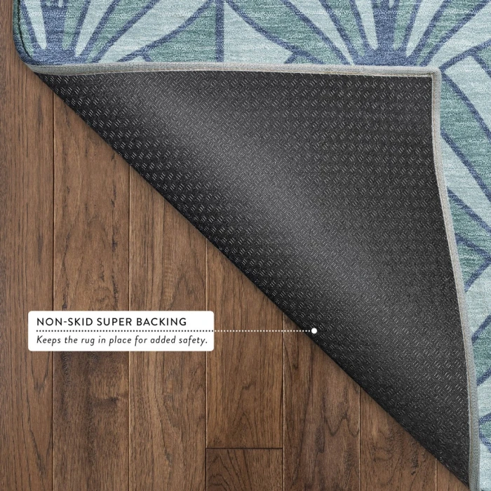 Addison Mayfield Teal AMF2426 2ft. 3in. x 7ft. 6in. Rect. Rug