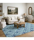 Addison Mayfield Teal AMF2426 2ft. 3in. x 7ft. 6in. Rect. Rug