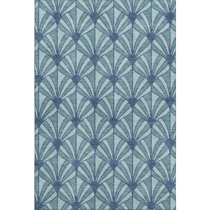 Addison Mayfield Teal AMF2426 8ft. x 10ft. Rect. Rug